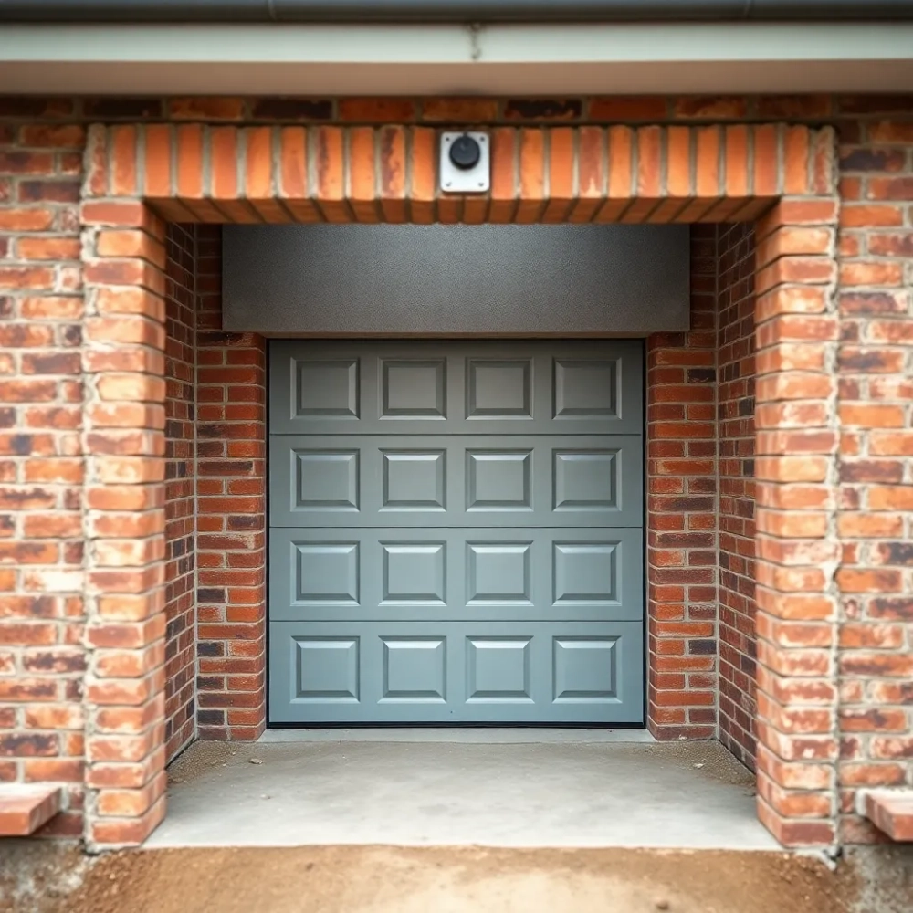 Brama garażowa przed czy po tynkach