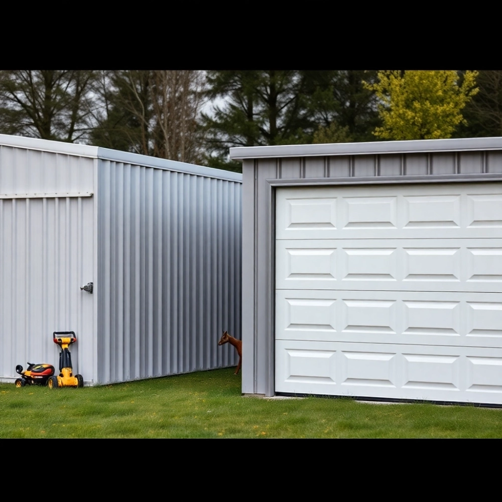 Jak powiększyć garaż blaszany