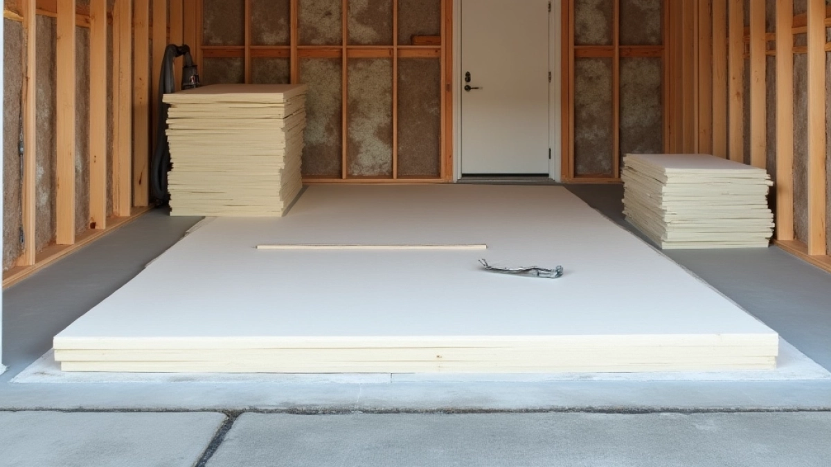 jaki styropian na podłogę w garażu