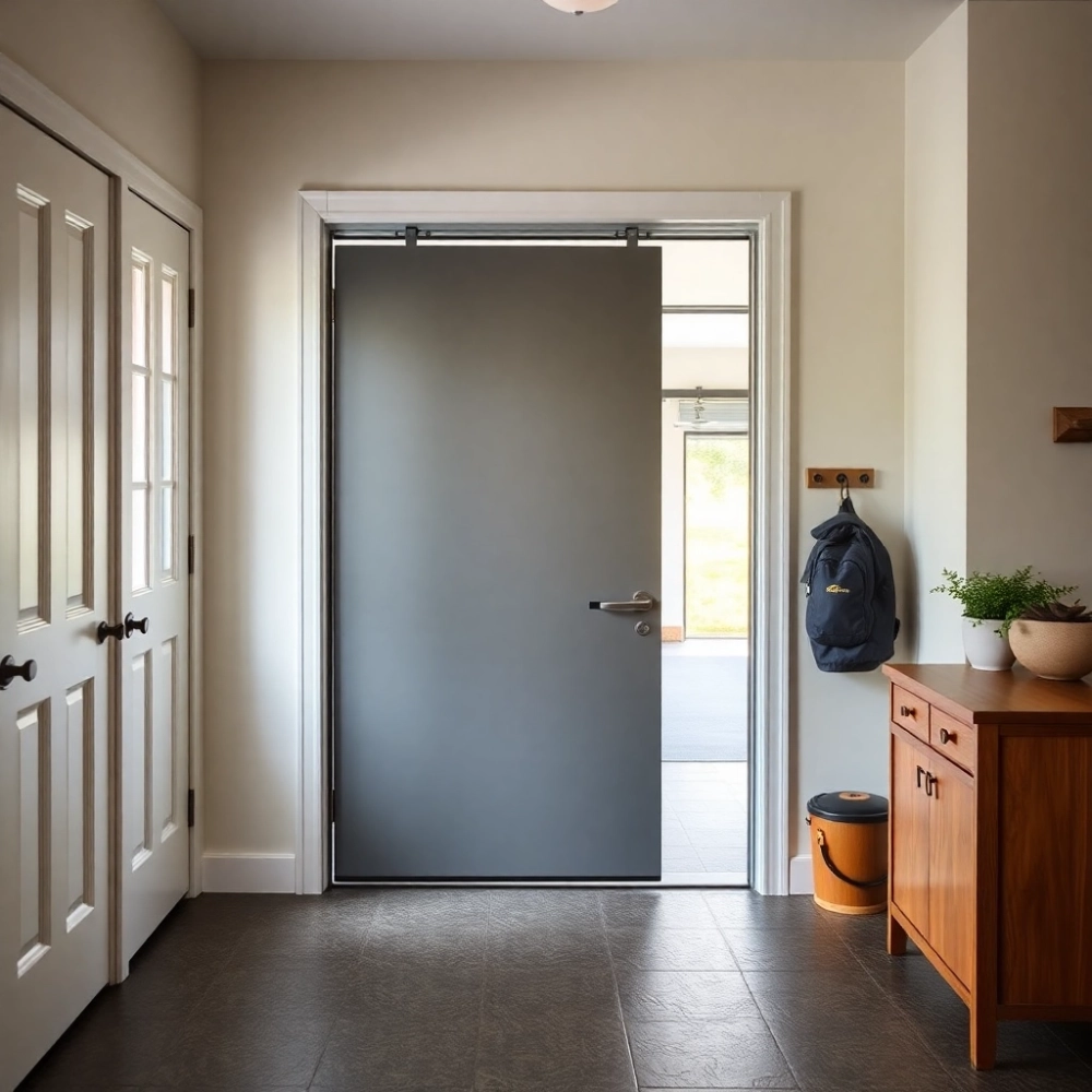 Jakie drzwi z wiatrołapu do garażu