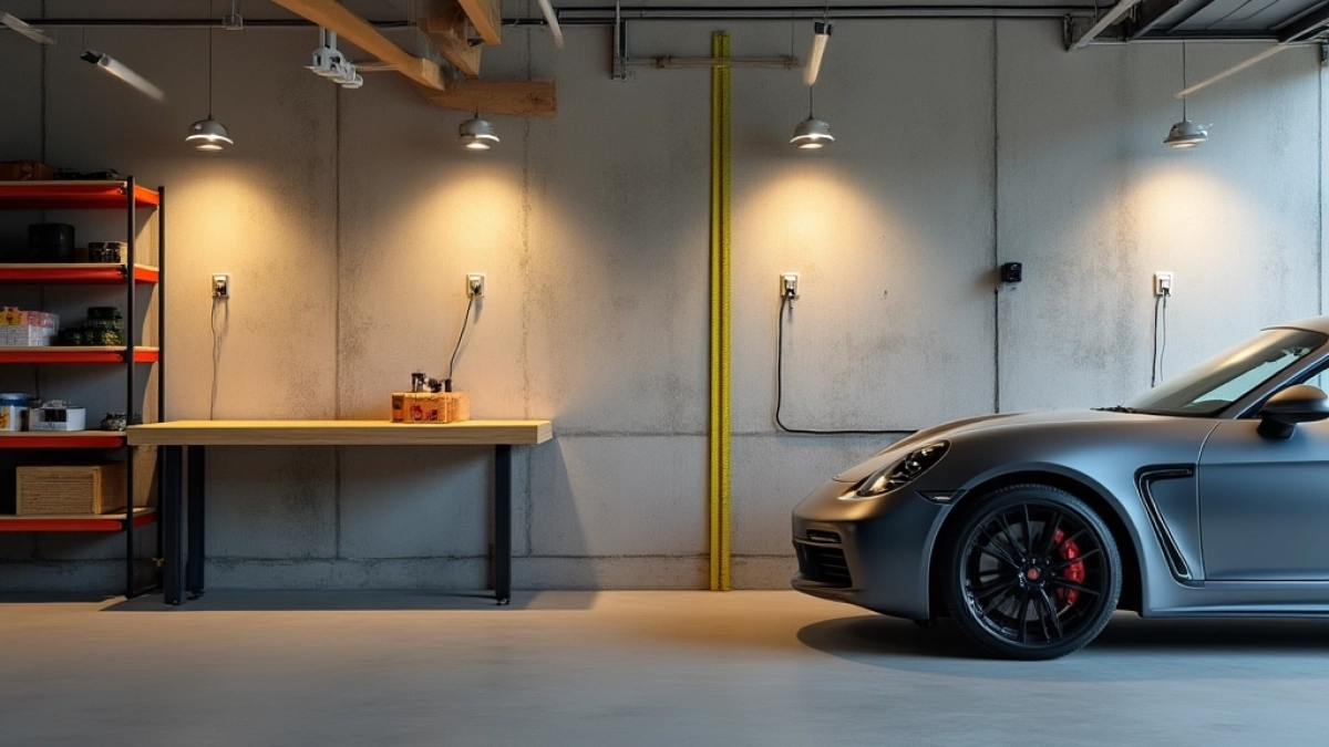 Na jakiej wysokości gniazdka w garażu