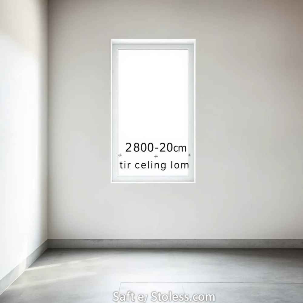 Na jakiej wysokości okno w garażu