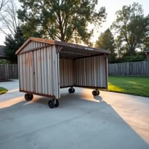 Jak przenieść garaż blaszany w inne miejsce