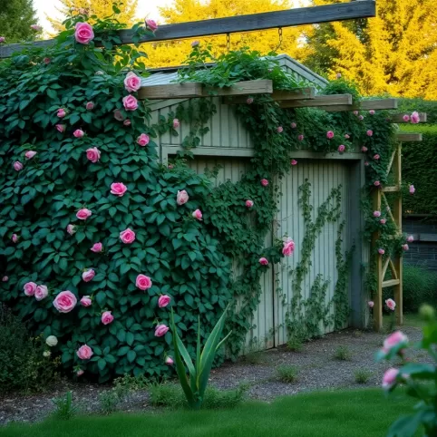 Jak zamaskować blaszany garaż