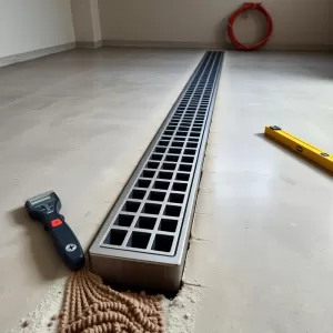 Jak zamontować odpływ liniowy w garażu