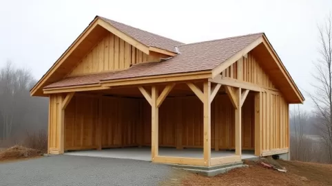 Jak zrobić dach dwuspadowy na garażu