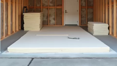 jaki styropian na podłogę w garażu