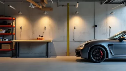 Na jakiej wysokości gniazdka w garażu