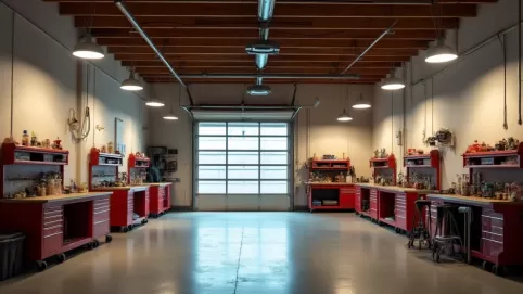 Na jakiej wysokości lampy w garażu