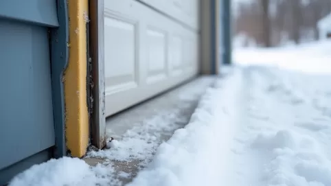 Ocieplenie otworu bramy garażowej
