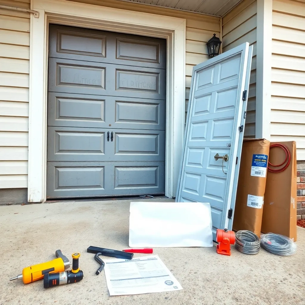 Wymiana bramy garażowej koszt