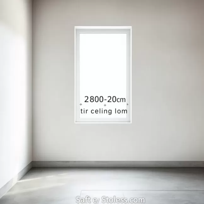 Na jakiej wysokości okno w garażu