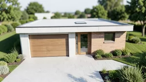 projekt garazu dwustanowiskowy